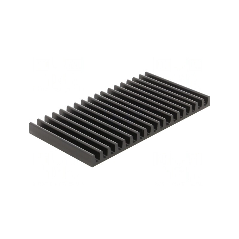Radiator Aluminiu Anodizat 75x140x10mm | Electronic-mag.ro | Componente Electronice