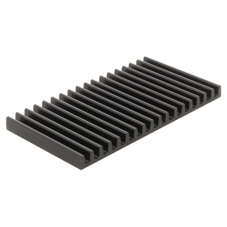 Radiator Aluminiu Anodizat 75x140x10mm | Electronic-mag.ro | Componente Electronice