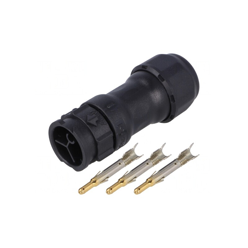 Conector circular mufă pe cablu 3 PIN X-Lok | Electronic-mag.ro | Componente Electronice