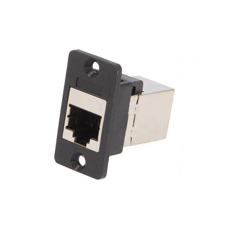 Adaptor SLIM Cat 6 Ecranat 8p8c 29mm Plastic | Electronic-mag.ro | Componente Electronice Adaptor SLIM Cat 6 Ecranat 8p8c 29mm Plastic | Electronic-mag.ro | Componente Electronice