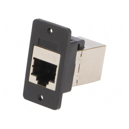 Adaptor SLIM Cat 6 Ecranat 8p8c 29mm Plastic | Electronic-mag.ro | Componente Electronice
