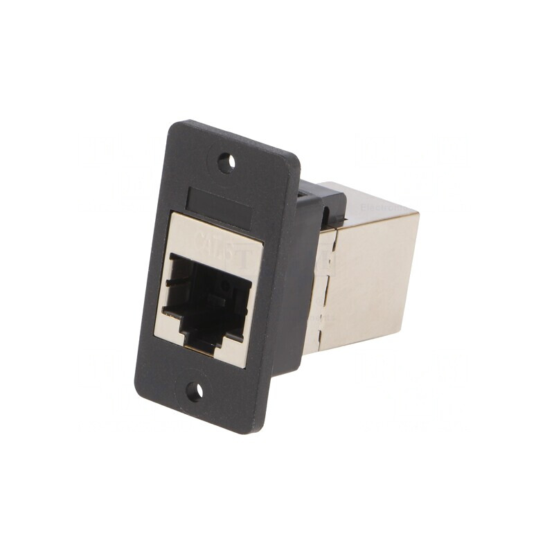 Adaptor SLIM Cat 6 Ecranat 8p8c 29mm Plastic | Electronic-mag.ro | Componente Electronice Adaptor SLIM Cat 6 Ecranat 8p8c 29mm Plastic | Electronic-mag.ro | Componente Electronice