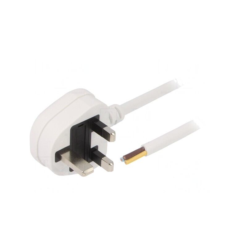 Cablu de Alimentare 3x1mm2 5m Alb 13A | Electronic-mag.ro | Componente Electronice Cablu de Alimentare 3x1mm2 5m Alb 13A | Electronic-mag.ro | Componente Electronice