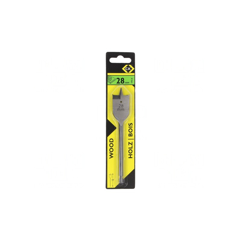 Burghiu Lemn 28mm HSS 160mm Flat | Electronic-mag.ro | Componente Electronice