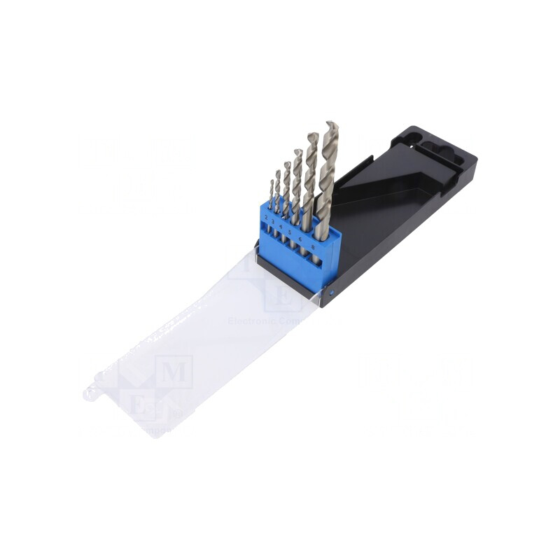 Set Burghie Metal HSS 6 Bucăți | Electronic-mag.ro | Componente Electronice