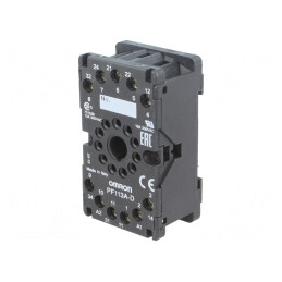 Stativ pentru Șină DIN cu Soclu Rotund MKS | Electronic-mag.ro | Componente Electronice