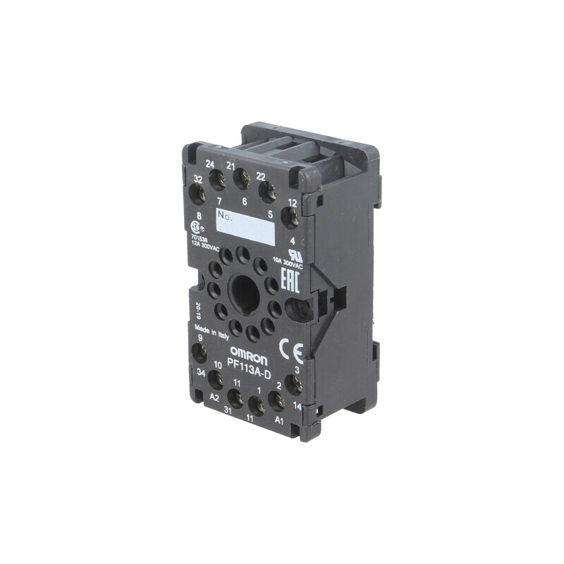 Stativ pentru Șină DIN cu Soclu Rotund MKS | Electronic-mag.ro | Componente Electronice