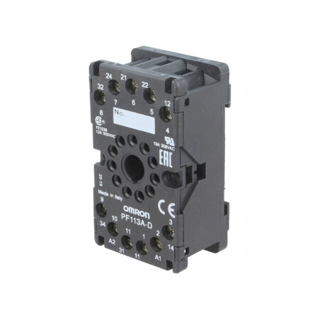 Stativ pentru Șină DIN cu Soclu Rotund MKS | Electronic-mag.ro | Componente Electronice