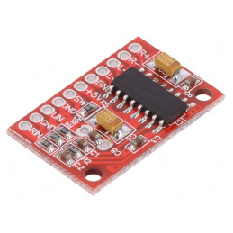 Modul: audio; amplificator; analogică; 3,6÷5,5VDC; IC: PAM8403