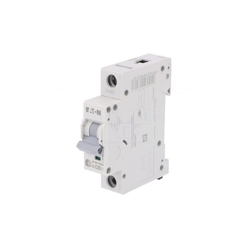 Întrerupător de supracurent 20A 230/400V 1P 6kA | Electronic-mag.ro | Componente Electronice