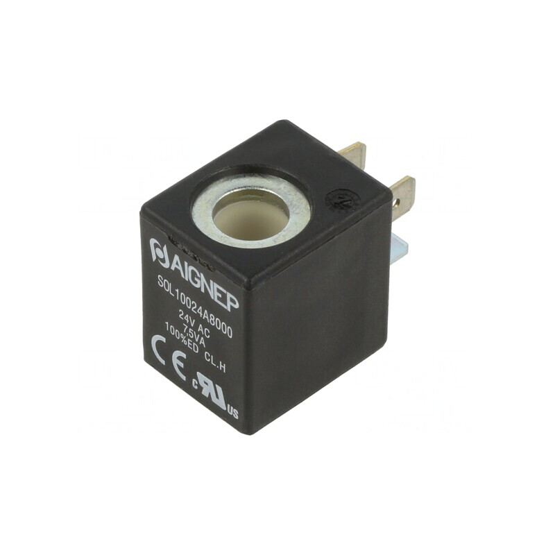 Bobină Electrovalvă IP65 24V 10mm | Electronic-mag.ro | Componente Electronice