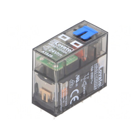 Releu Electromagnetic SPDT 24VDC 16A | Electronic-mag.ro | Componente Electronice