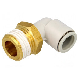 Racord Push-in 90° Filetat 1-10 bar | Electronic-mag.ro | Componente Electronice