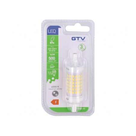 Lampă LED R7S 5W 4000K 500lm | Electronic-mag.ro | Componente Electronice