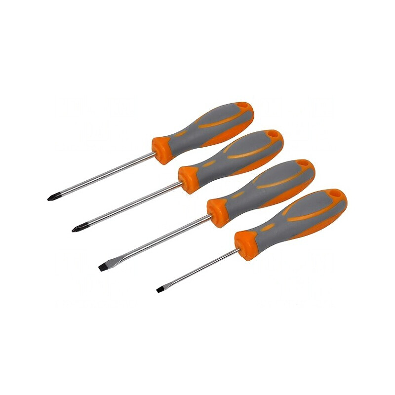 Set Șurubelnițe Pozidriv și Plate - 4 Bucăți | Electronic-mag.ro | Componente Electronice