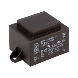 Transformator încapsulat 6VA 230V 12V PCB | Electronic-mag.ro | Componente Electronice