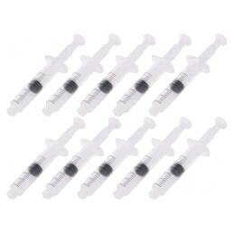 Set 10 Seringi 5ml Luer Lock Transparent Polipropilenă | Electronic-mag.ro | Componente Electronice