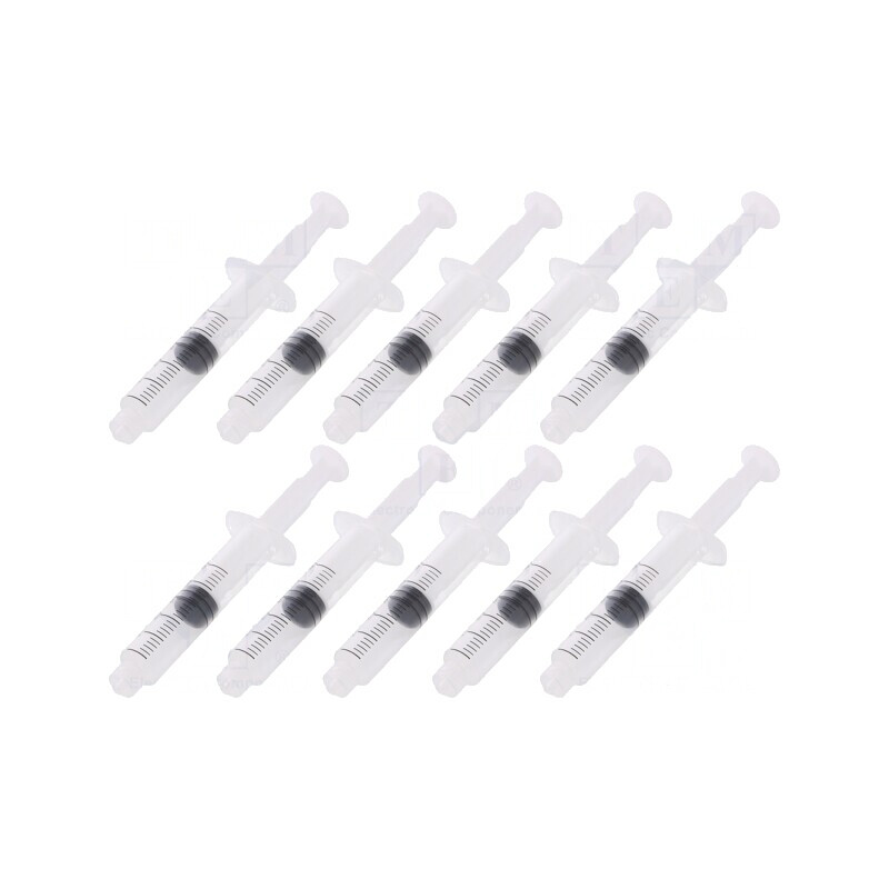 Set 10 Seringi 5ml Luer Lock Transparent Polipropilenă | Electronic-mag.ro | Componente Electronice
