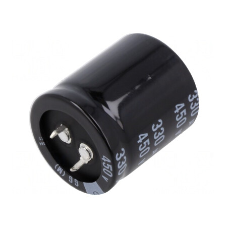 Condensator Electrolitic SNAP-IN 330uF 450V Ø30x35mm | Electronic-mag.ro | Componente Electronice