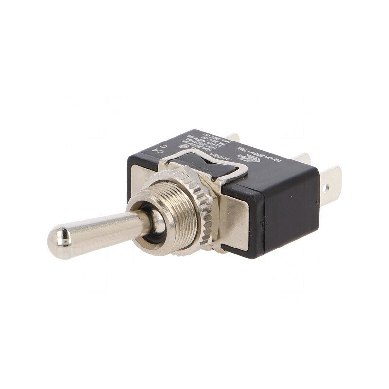 Comutator basculant 2 poziții ON-ON 10A 250VAC Ø12,7mm | Electronic-mag.ro | Componente Electronice Comutator basculant 2 poziții ON-ON 10A 250VAC Ø12,7mm | Electronic-mag.ro | Componente Electronice