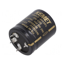 Condensator Electrolitic SNAP-IN 1000uF 250V 35x40mm 20% | Electronic-mag.ro | Componente Electronice
