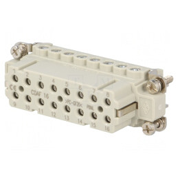 Conector HDC Inserturi Contact Mamă 16A | Electronic-mag.ro | Componente Electronice