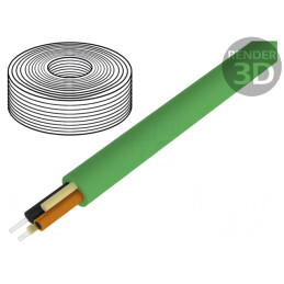 Cablu fibră optică HITRONIC® POF 7,8mm | Electronic-mag.ro | Componente Electronice