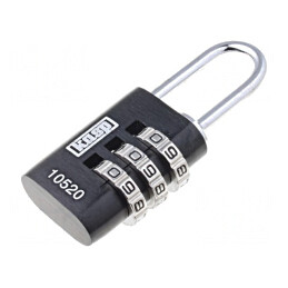 Lacăt cu cifru aluminiu 22mm  | Electronic-mag.ro | Componente Electronice