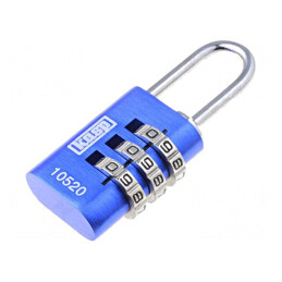 Lacăt cu cifru din aluminiu 22mm | Electronic-mag.ro | Componente Electronice