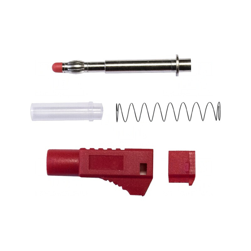 Mufă Banană 4mm 45A Roșie Poliamidă | Electronic-mag.ro | Componente Electronice Mufă Banană 4mm 45A Roșie Poliamidă | Electronic-mag.ro | Componente Electronice