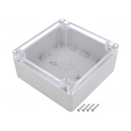 Carcasă Universală 135x135x60mm cu Bucşă din Alamă | Electronic-mag.ro | Componente Electronice