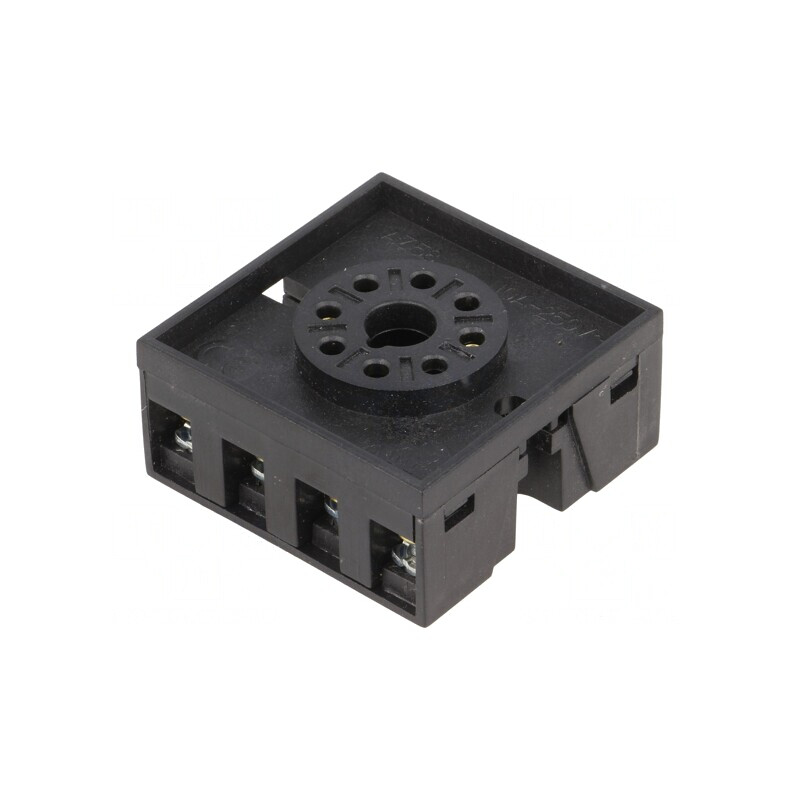 Stativ pentru relee PIN 8 pentru șină DIN | Electronic-mag.ro | Componente Electronice