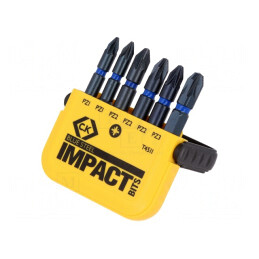 Capete de Şurubelniţă Pozidriv 50mm Set 6 Bucăți | Electronic-mag.ro | Componente Electronice