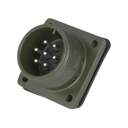 Conector Circular 16S Aluminiu | Electronic-mag.ro | Componente Electronice