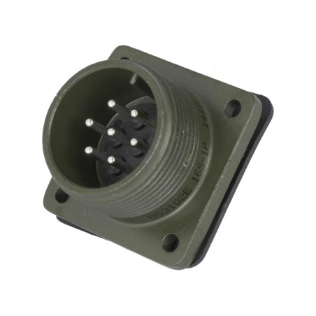 Conector Circular 16S Aluminiu | Electronic-mag.ro | Componente Electronice