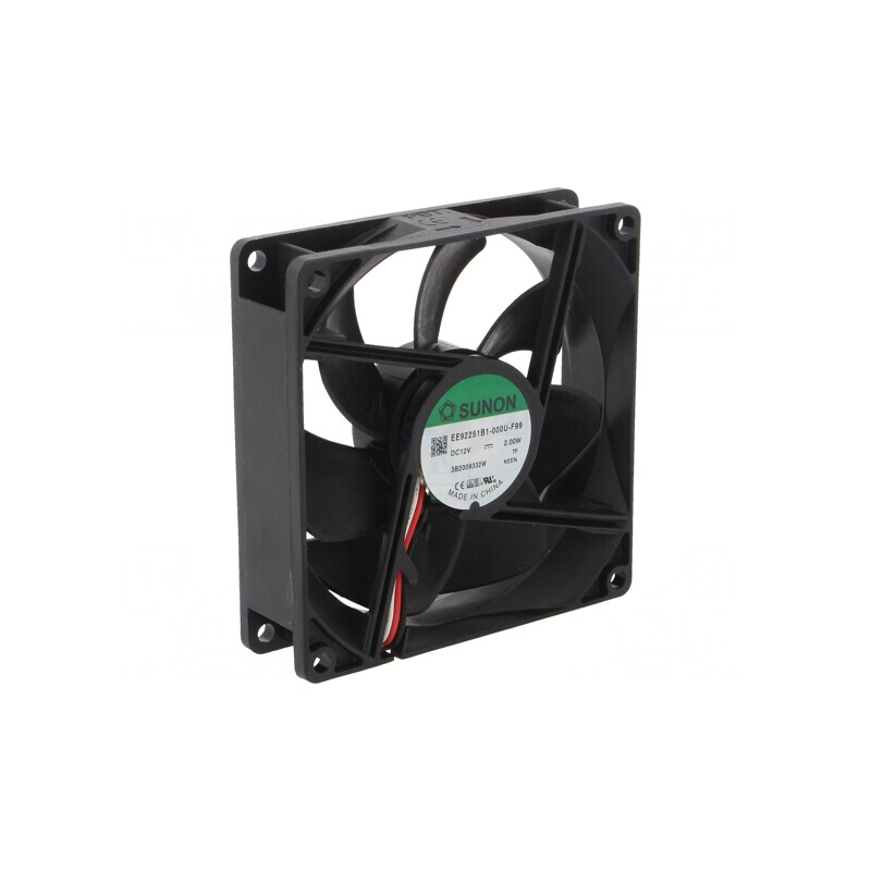 Ventilator axial DC 12V 92mm 34dBA | Electronic-mag.ro | Componente Electronice