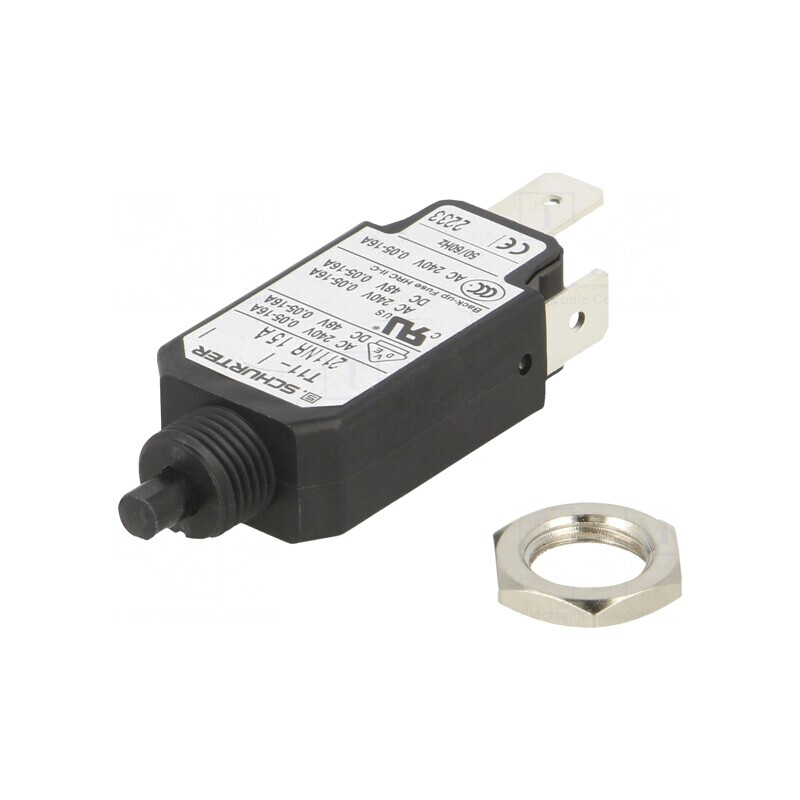 Întrerupător de Supracurent 240VAC 48VDC 15A SPST | Electronic-mag.ro | Componente Electronice Întrerupător de Supracurent 240VAC 48VDC 15A SPST | Electronic-mag.ro | Componente Electronice