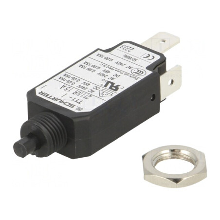 Întrerupător de Supracurent 240VAC 48VDC 15A SPST | Electronic-mag.ro | Componente Electronice
