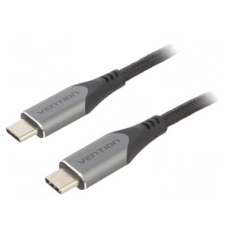 Cablu USB-C 3.1 Negru 1.5m 5Gbps | Electronic-mag.ro | Componente Electronice