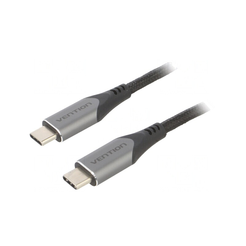 Cablu USB-C 3.1 Negru 1.5m 5Gbps | Electronic-mag.ro | Componente Electronice