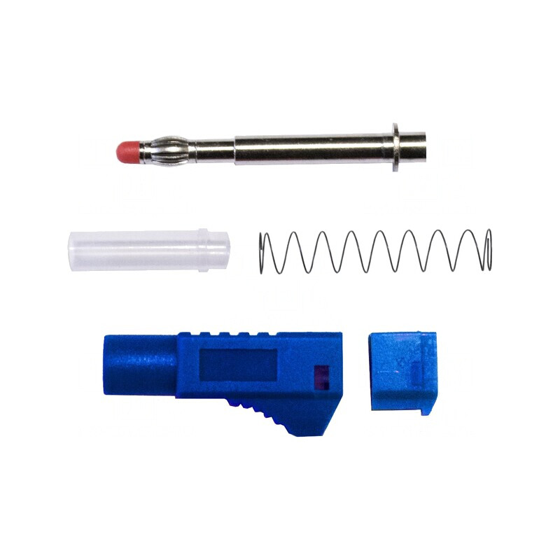 Mufă Banană 4mm Albastră 45A | Electronic-mag.ro | Componente Electronice