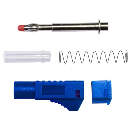 Mufă Banană 4mm Albastră 45A | Electronic-mag.ro | Componente Electronice