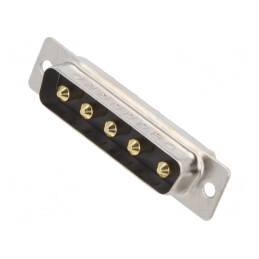 Mufă D-Sub 5 PIN THT pentru PCB 240V | Electronic-mag.ro | Componente Electronice