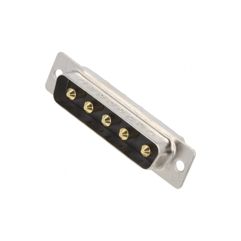 Mufă D-Sub 5 PIN THT pentru PCB 240V | Electronic-mag.ro | Componente Electronice