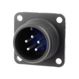 Conector circular 14S din aluminiu negru 97-3102A-14S-5P | Electronic-mag.ro | Componente Electronice
