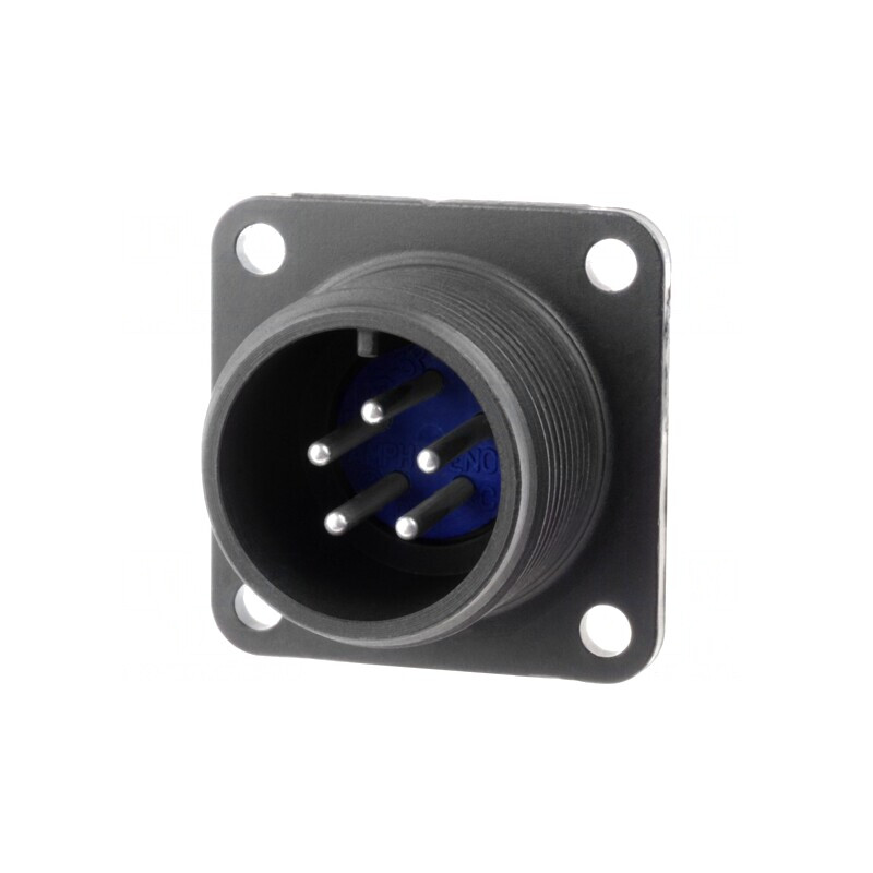 Conector circular 14S din aluminiu negru 97-3102A-14S-5P | Electronic-mag.ro | Componente Electronice