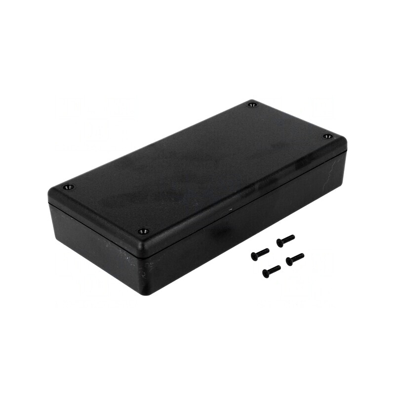 Carcasă universală ABS neagră 85x170x35mm | Electronic-mag.ro | Componente Electronice