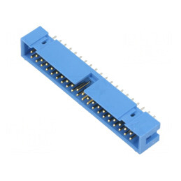 Soclu IDC Tată 40 PIN Înclinare 90° THT Aurit | Electronic-mag.ro | Componente Electronice
