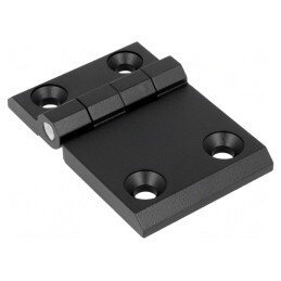 Balama Aluminiu și Zinc Neagră 90mm x 60mm | Electronic-mag.ro | Componente Electronice