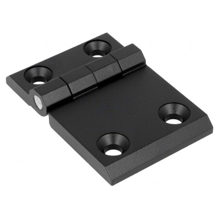 Balama Aluminiu și Zinc Neagră 90mm x 60mm | Electronic-mag.ro | Componente Electronice